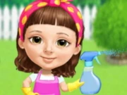 Sweet Baby Girl Cleanup Messy House Online Girls Games on NaptechGames.com