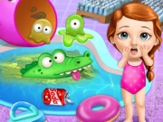 Sweet Baby Hotel Cleanup Online Girls Games on NaptechGames.com