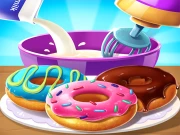 Sweet Donut Maker Bakery Online Cooking Games on NaptechGames.com