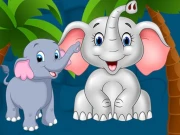 Sweet Elephants Jigsaw Online Puzzle Games on NaptechGames.com