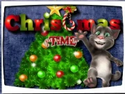 Talking Tom Christmas Time Online Dress-up Games on NaptechGames.com