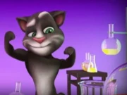 Talking Tom in Laboratory Online Arcade Games on NaptechGames.com