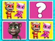 Talking Tom Match Up Online Puzzle Games on NaptechGames.com