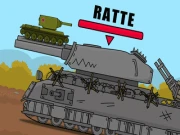 Tanks 2D Battle with Ratte Online arcade Games on NaptechGames.com
