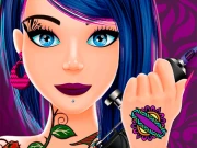 Tattoo Salon Art Design Online Girls Games on NaptechGames.com