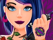 Tattoo Salon Online Girls Games on NaptechGames.com