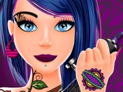Tattoo Studio Online Girls Games on NaptechGames.com