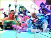 Teen Titans Match 3 Puzzle Online Puzzle Games on NaptechGames.com