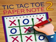 Tic Tac Toe Paper Note 2 Online Battle Games on NaptechGames.com