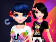 TikTok girls vs Likee girls Online Girls Games on NaptechGames.com