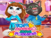 Tom and Angela Insta Fashion Online Dress-up Games on NaptechGames.com