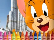 Tom and Jerry Coloring Online Puzzle Games on NaptechGames.com