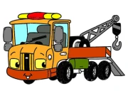 Tow Trucks Coloring Online Puzzle Games on NaptechGames.com