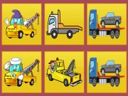 Tow Trucks Memory Online Puzzle Games on NaptechGames.com