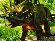 Triceratops Dinosaur Puzzle Online Puzzle Games on NaptechGames.com