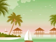 Tropical Paradise Difference Online Puzzle Games on NaptechGames.com