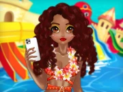 Tropical Princess and Princess Rosehip Sew Swimwea Online Girls Games on NaptechGames.com
