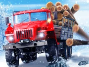 Truck Driver: Snowy Roads Online Racing & Driving Games on NaptechGames.com