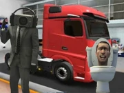 Truck Simulator Skibidi Toilet Online Racing Games on NaptechGames.com