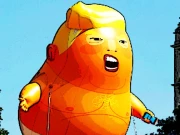 Trump Flying Adventure Online Hypercasual Games on NaptechGames.com