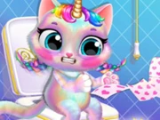 Twinkle My Unicorn Cat Princess Caring Online Hypercasual Games on NaptechGames.com