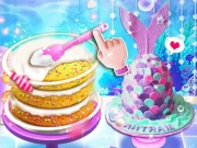 Unicorn Chef Mermaid Cake Online Girls Games on NaptechGames.com
