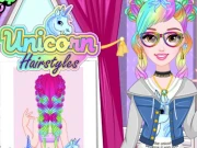 Unicorn Hairstyles Online Dress-up Games on NaptechGames.com