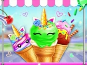 Unicorn Ice Cream Cone Maker Online Girls Games on NaptechGames.com