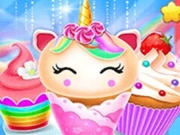 Unicorn Mermaid Cupcake Cooking Design - Creative Online Girls Games on NaptechGames.com