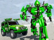 US Police Car Real Robot Transform Online Shooting Games on NaptechGames.com