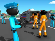 US Police Stickman Criminal Plane Transporter Game Online Adventure Games on NaptechGames.com