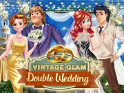 Vintage Glam Double Wedding Online Dress-up Games on NaptechGames.com
