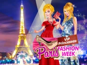 VIP Princesses Paris Fashion Week Online Dress-up Games on NaptechGames.com