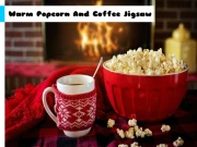 Warm Popcorn And Coffee Jigsaw Online Puzzle Games on NaptechGames.com