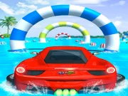 Water Surfing Car Stunts Car Racing Game Online Racing & Driving Games on NaptechGames.com