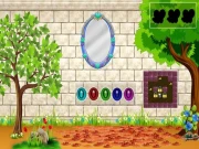White Brick Backyard Escape Online Puzzle Games on NaptechGames.com