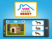 Who lives here Online Educational Games on NaptechGames.com