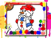 Winter Coloring Book Online Art Games on NaptechGames.com