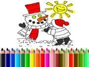 Winter Time Coloring Online Educational Games on NaptechGames.com
