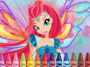 Winx Coloring Online Puzzle Games on NaptechGames.com