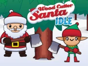 Wood Cutter Santa Idle Online Simulation Games on NaptechGames.com
