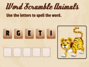 Word Scramble Animals Online Puzzle Games on NaptechGames.com