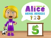 World of Alice Animal Numbers Online Puzzle Games on NaptechGames.com