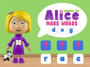 World of Alice Make Words Online Puzzle Games on NaptechGames.com