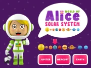 World of Alice Solar System Online Puzzle Games on NaptechGames.com