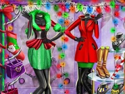 Xmas Shopping Window Online Dress-up Games on NaptechGames.com