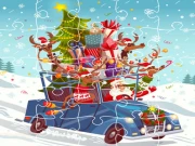 Xmas Trucks Jigsaw Online Puzzle Games on NaptechGames.com